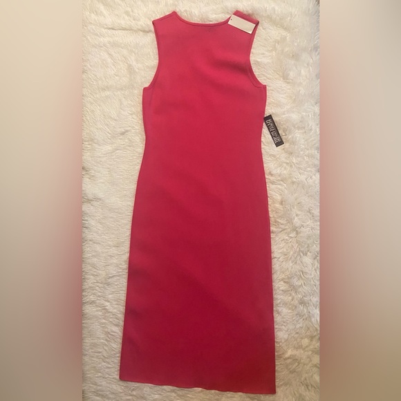 NEW YORK & COMPANY Lace Sleeveless Sweater Midi Dress - Picture 3 of 4